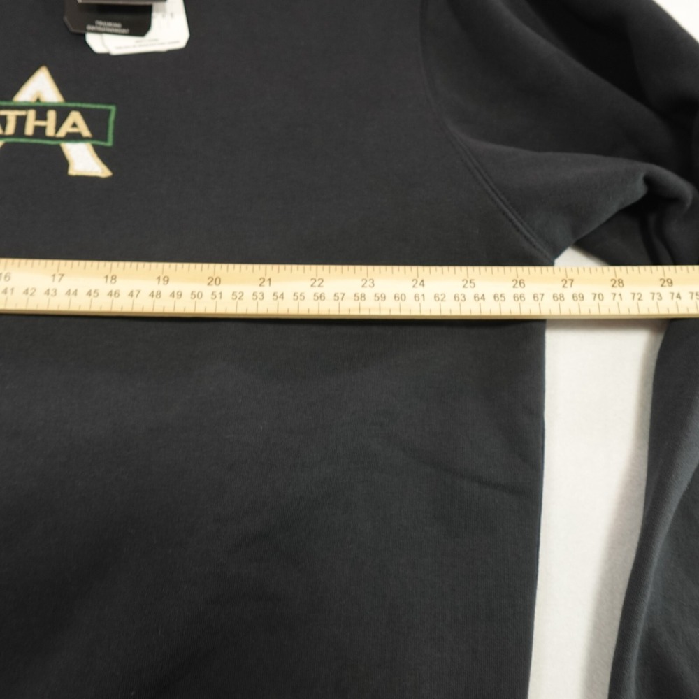 NWT Adidas Sweatshirt Mens‎ XL Black Pullover Maranatha Center Graphic Logo Crew - Picture 9 of 13
